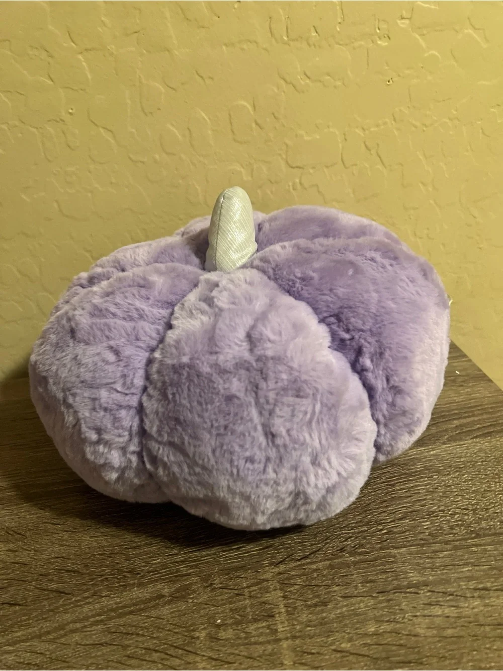 Target Hyde & Eek Plush Pumpkin Throw Pillow Purple Silver Halloween NWT